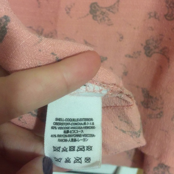 Free People Patterned Shirt with Front Cutout - Picture 5 of 5